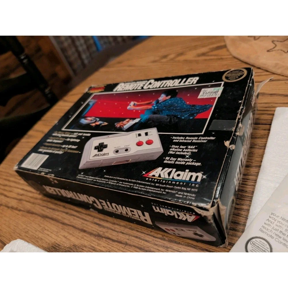 Nintendo Nes Acclaim Wireless Controller OEM Complete CIB Good Condition